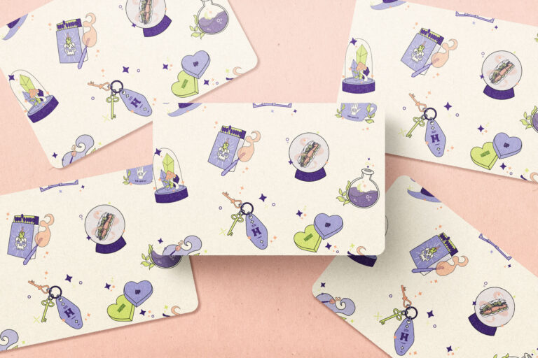 Business Cards Hexenzirkel Skillsharing Community handgezeichnete Illustrationen NOVA AND BOW Brand und Webdesign Yvonne Homann Isernhagen Hannover